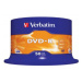 Verbatim DVD-R, Matt Silver, 43548, 4.7GB, 16x, spindle, 50-pack, bez možnosti potisku, 12cm, pr