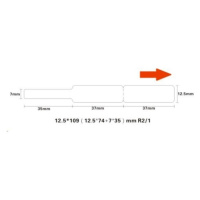 Niimbot štítky na káble RXL 12,5x109mm 65ks White pre D11 a D110