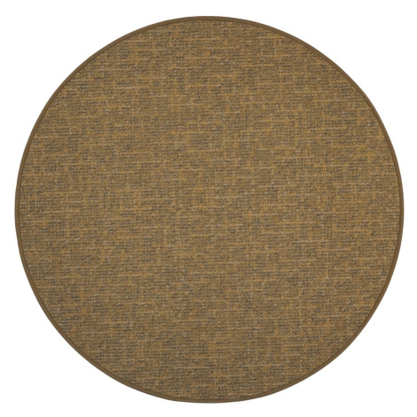 Kusový koberec Alassio zlatohnědý kruh - 80x80 (průměr) kruh cm Vopi koberce