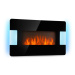 Klarstein Belfort Light & Fire, elektrický krb, 1000/2000 W, diaľkové ovládanie, čierny