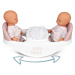 Jedálenská stolička pre dvojičky Twin Highchair 2in1 Natur D'Amour Baby Nurse Smoby pre 42 cm bá