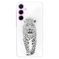 Odolné silikónové puzdro iSaprio - White Jaguar - Samsung Galaxy A35 5G