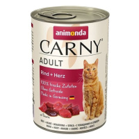 Animonda Carny Cat Hovädzie/Srdce - 400g