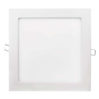 EMOS LED panel 220×220, štvorcový vstavaný biely,18W neutrálna b., 1540211820