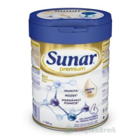 Sunar Premium 4 mliečna výživa (od ukonč. 24. mesiaca) 700 g