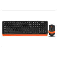 A4tech FG1010 FSTYLER set bezdr. klávesnice + myši, oranžová barva - DUPL.