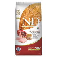 Farmina N&D cat AG adult, neutered, chicken, spelt, oats & pomegranate 5kg