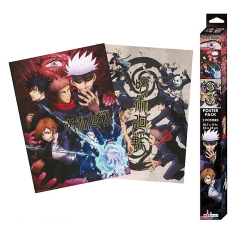 GBeye Jujutsu Kaisen Group and schools Posters 2-Pack 52 x 38 cm