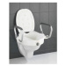 Zvýšené WC sedadlo s opierkami pre seniorov Wenko Secura, 47,5 × 55 cm