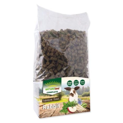 Krmivo Nature Land Complete pre králiky a zakrpatené králiky pelety 1,7kg