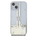 Guess PC/TPU Liquid Glitter Gold Stripe Zadný Kryt pre iPhone 15 Transparent