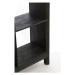 Čierna knižnica z masívneho dreva 95x190 cm Sondrio – Light & Living