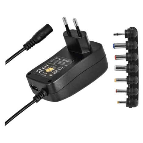 Emos univerzálny napájací zdroj pulzný N3111, 3-12 V / 1 A max., s hrebienkom, USB