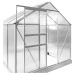 NABBI Glasshouse záhradný skleník 250x190x195 cm priehľadná