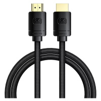 Kábel Baseus High Definition Series HDMI 2.1 cable, 8K 60Hz, 3D, HDR, 48Gbps, 1m (black) (695315