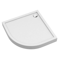 OMNIRES - CAMDEN akrylátová sprchová vanička štvrťkruh, 90 x 90 cm biela lesk /BP/ CAMDEN90/OBP