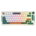 Klávesnica Royal Kludge RKH81 RGB wireless mechanical keyboard, Sky cyan switch (green)