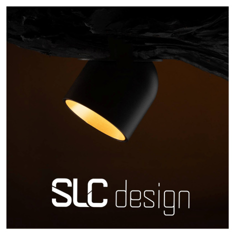 SLC Cup zapustené LED downlight čierna/zlatá 3000K THE LIGHT GROUP