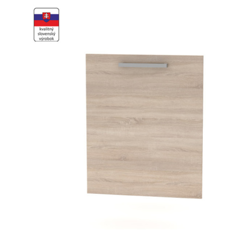 KONDELA Nova Plus NOPL-088-00 dvierka na umývačku 59,6x72,2 cm dub sonoma