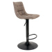 Norddan Dizajnová barová stolička Dominik svetlohnedá