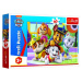 Puzzle Tlapková patrola vždy včas / Paw Patrol 27x20cm 30 dielikov v krabičke 21x14x4cm