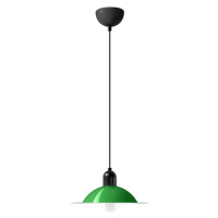 Závesné svietidlo Stilnovo Lampiatta LED, Ø 28 cm, zelené
