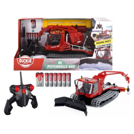 Dickie RC Rolba Pistenbully 600 červená 51 cm