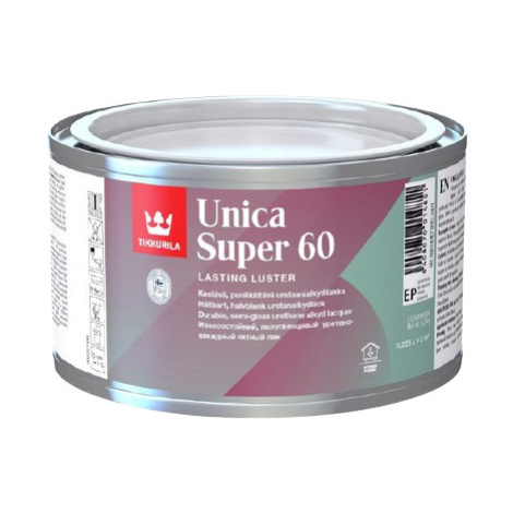 UNICA SUPER 60 - Uretánovo alkydový lak bezfarebný pololesklý 0,225 L