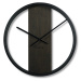 domtextilu.sk Dizajnové nástenné hodiny vo farbe wenge 50cm 67516
