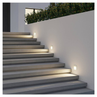 Arcchio LED nástenné svietidlo Zamo, žalúziový kryt, biela