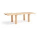 Jedálenský stôl s doskou z borovicového dreva 100x260 cm Banda – Teulat
