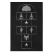 Čierny detský koberec Ragami Games, 80 x 150 cm