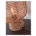 Stolová lampa s ratanovým tienidlom v prírodnej farbe (výška 30 cm) Tanami – Good&amp;Mojo