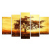 Viacdielny obraz Tree In The Golden Hour 110x60 cm