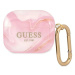 Obal Guess GUA3UNMP AirPods 3 cover pink Marble Collection (GUA3UNMP)