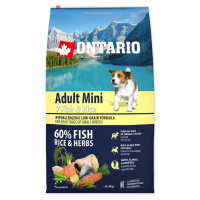 Krmivo Ontario Adult Mini Fish & Rice 6,5kg