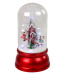 mamido  Vianočné dekorácie v kupole dekorácie sneh Santa Claus červená