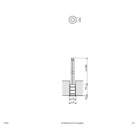 EVN LD1102 zapustené svetlo 12V IP68 Ø1cm 0,1W 830