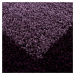 Kusový koberec Life Shaggy 1503 lila kruh  - 160x160 (průměr) kruh cm Ayyildiz koberce