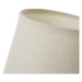 Biela/hnedá stolová lampa s textilným tienidlom (výška  34,5 cm) – Casa Selección
