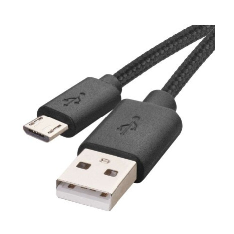 EMOS SM7008BL USB kábel 2.0 A/M - micro B/M 2m čierny