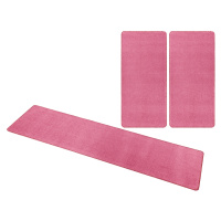 Kobercová sada Nasty 101147 Pink - 3 díly: 70x140 cm (2x), 70x240 cm (1x) cm Hanse Home Collecti