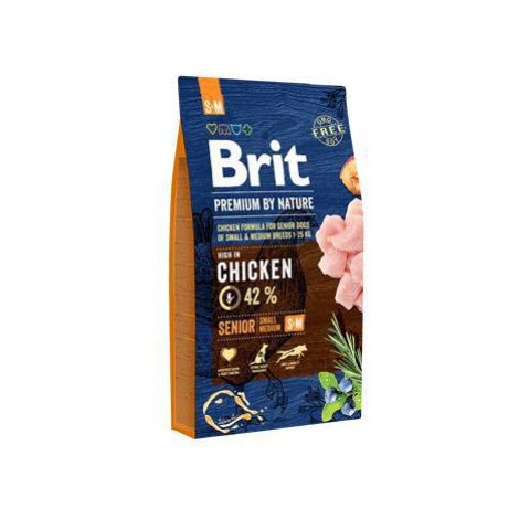 Brit Premium Dog by Nature Senior S+M 8kg
