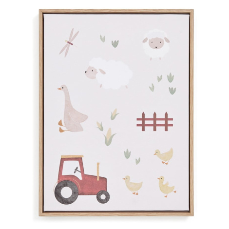 Detský obrázok 30x40 cm Pecky – Kave Home