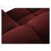 Červená zamatová pohovka 188 cm Bellis – Micadoni Home