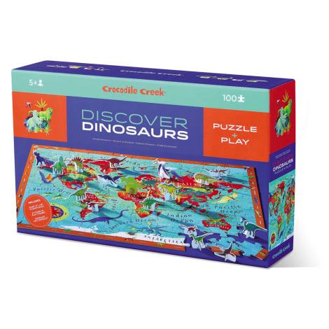 Discover Puzzle Dinosauři (100 dílků)