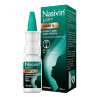 NASIVIN SOFT 0,025 % nosový sprej pre deti 10 ml