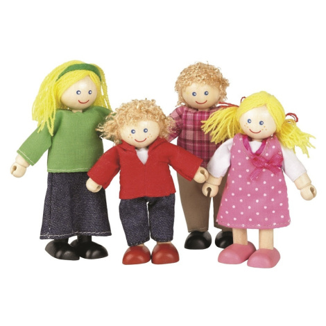 Tidlo Drevené bábiky do domčeka Rodina