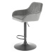Sconto Barová stolička SCH-103 sivá/čierna