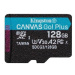 Kingston 128GB microSDXC Canvas Go Plus 170R A2 U3 V30 Single Pack bez ADP